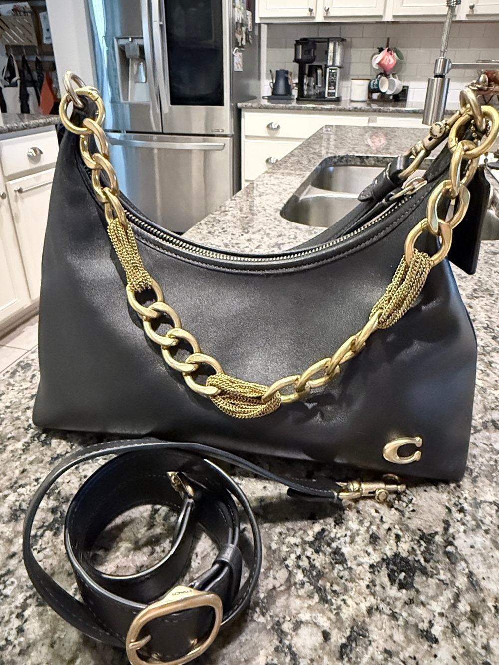 Coach Black Juliet Shoulder Bag